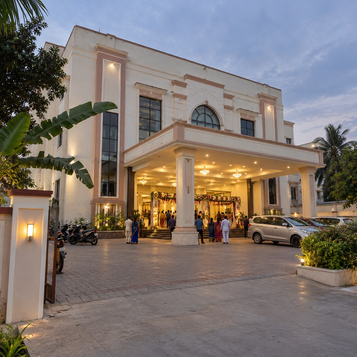 Marriage hall building exterior